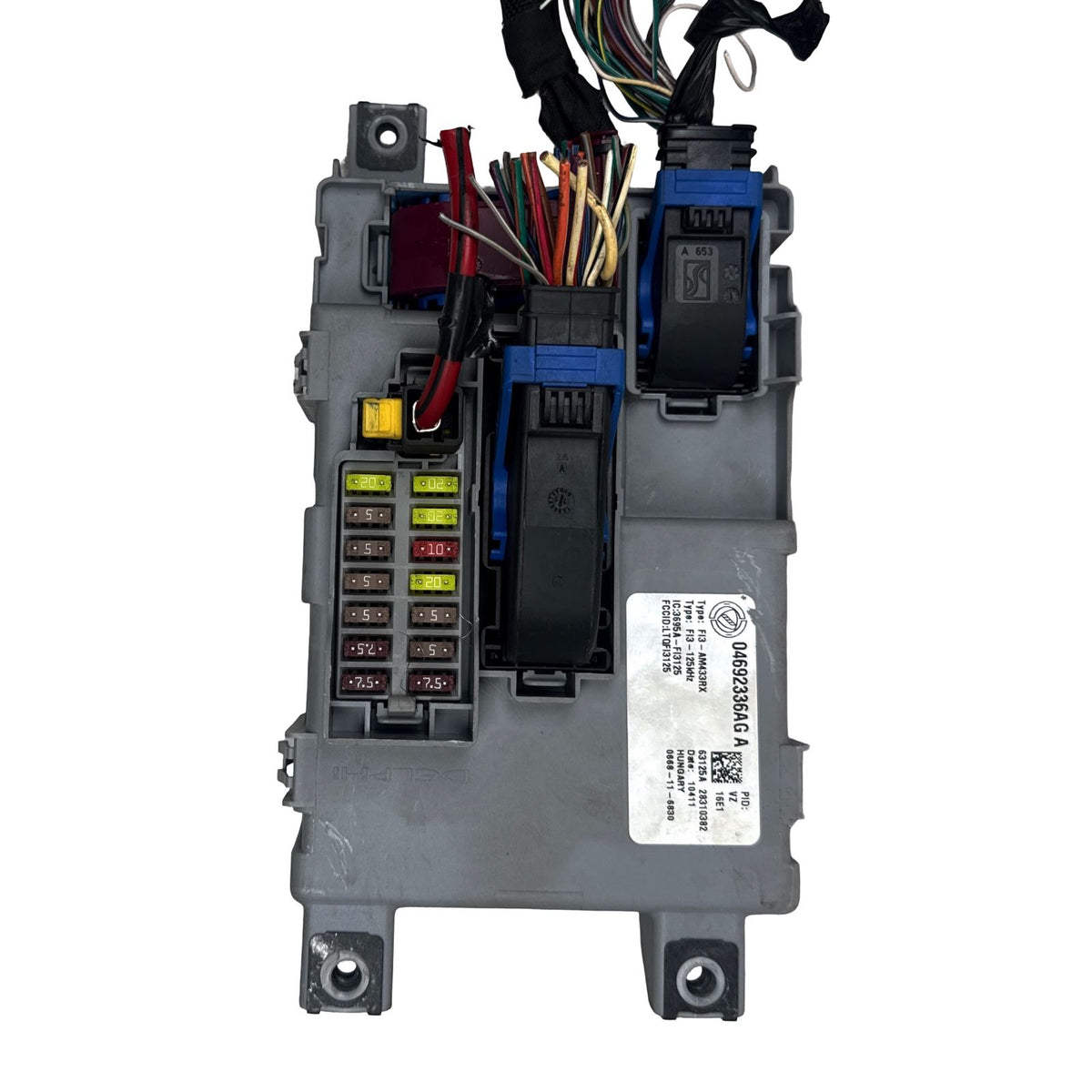 2012-2017 Fiat 500 Body Control Module BCM Fuse Box OEM 04692336AG A - Photo 4