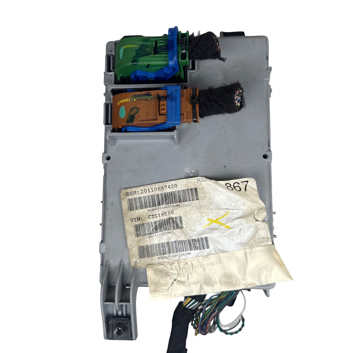 2012-2017 Fiat 500 Body Control Module BCM Fuse Box OEM 04692336AG A - Photo 9
