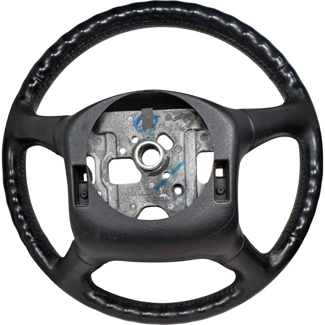 1999-2002 Chevrolet Silverado 1500 Black Leather Steering Wheel OEM 16759151 - Photo 6
