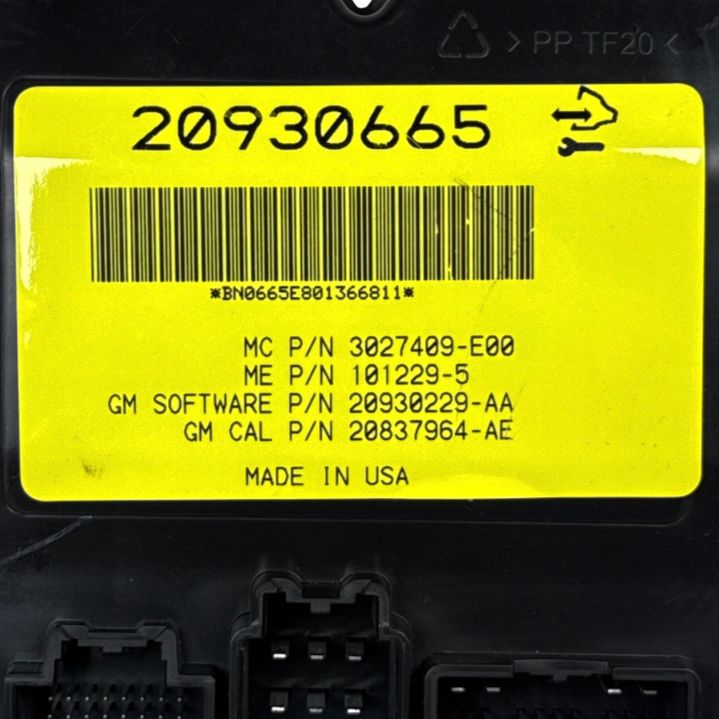 2010-2016 Cadillac SRX Rear Liftgate/Power Tailgate Control Module OEM 20930665 - Photo 2