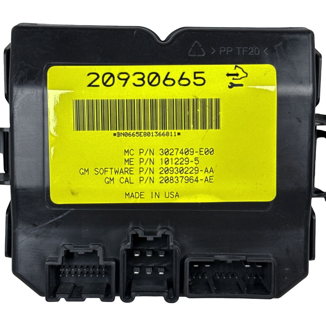 2010-2016 Cadillac SRX Rear Liftgate/Power Tailgate Control Module OEM 20930665 - Photo 3