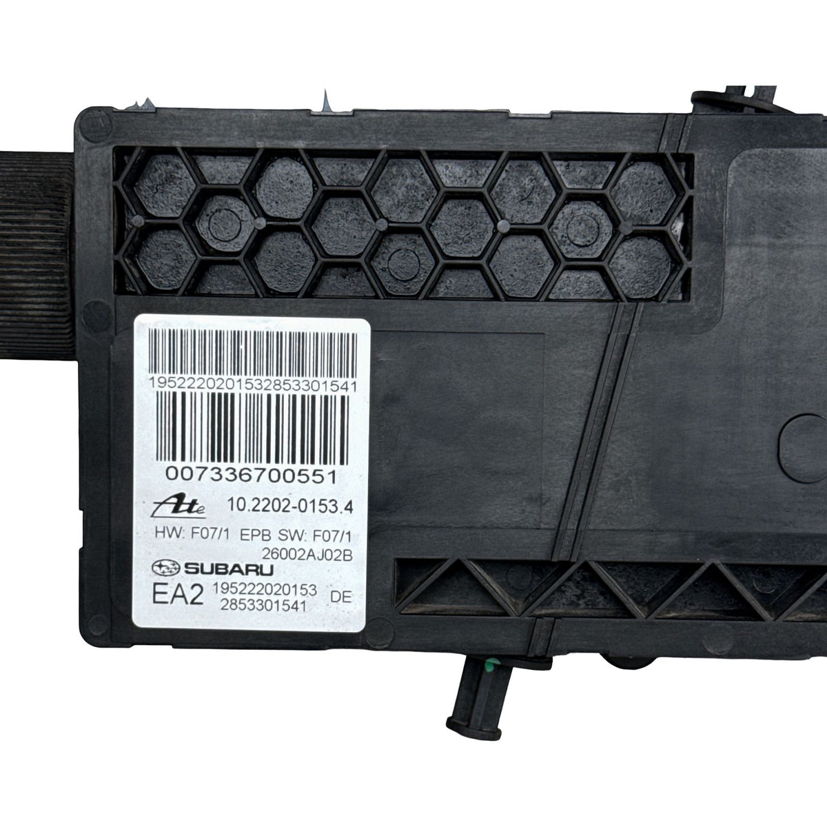 2012-2014 Subaru Legacy Electronic Parking Brake Module OEM 26002AJ02B - Photo 3