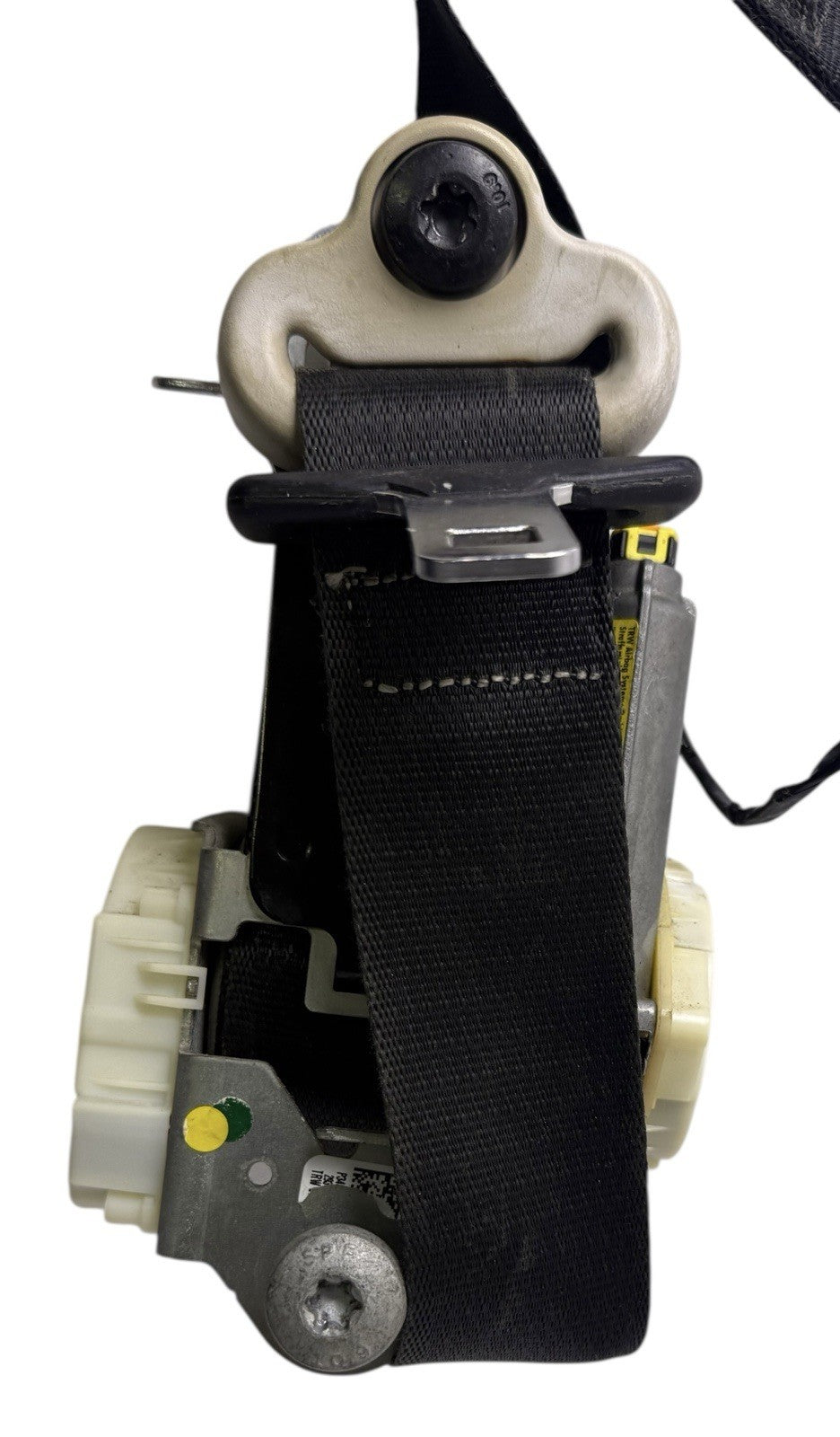 OEM 2014-2019 Ford Fiesta Driver Left Seat Belt Retractor Black Assembly