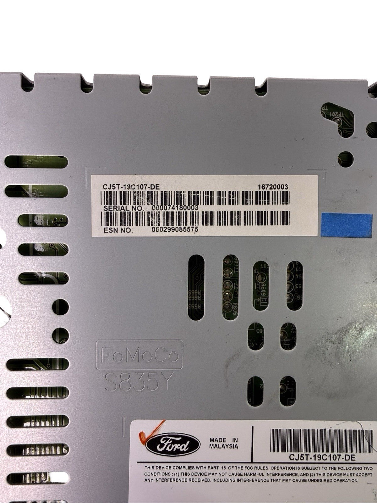 AM FM Single CD HD Radio Receiver CJ5T 19C107 DE CJ5T19C107DE for 2013-2015 Ford Escape — photo 10