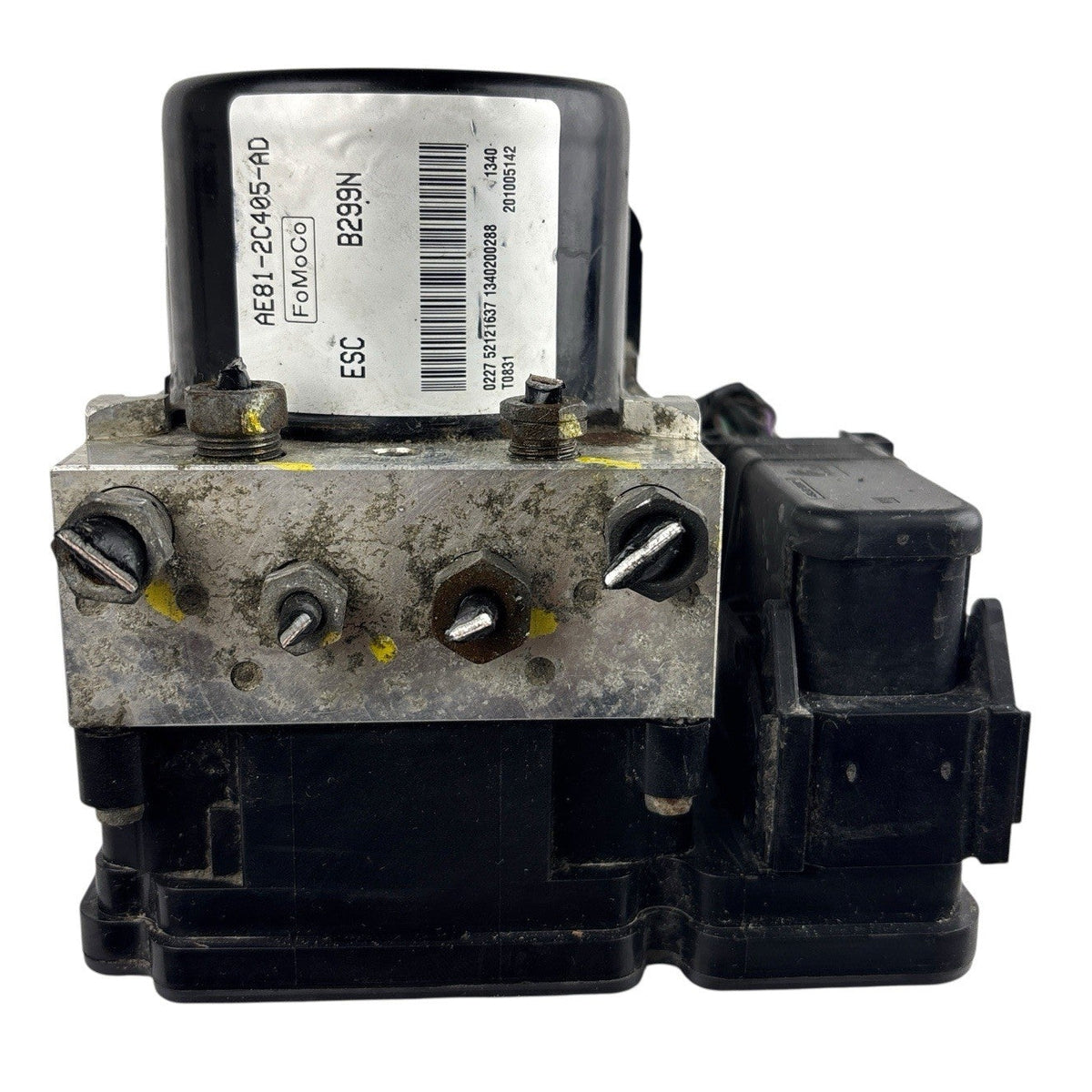 OEM 2011 Ford Fiesta Anti-Lock Brake ABS Pump and Control Module AE81-2C405-AD / CB — Part# AE812C405AD