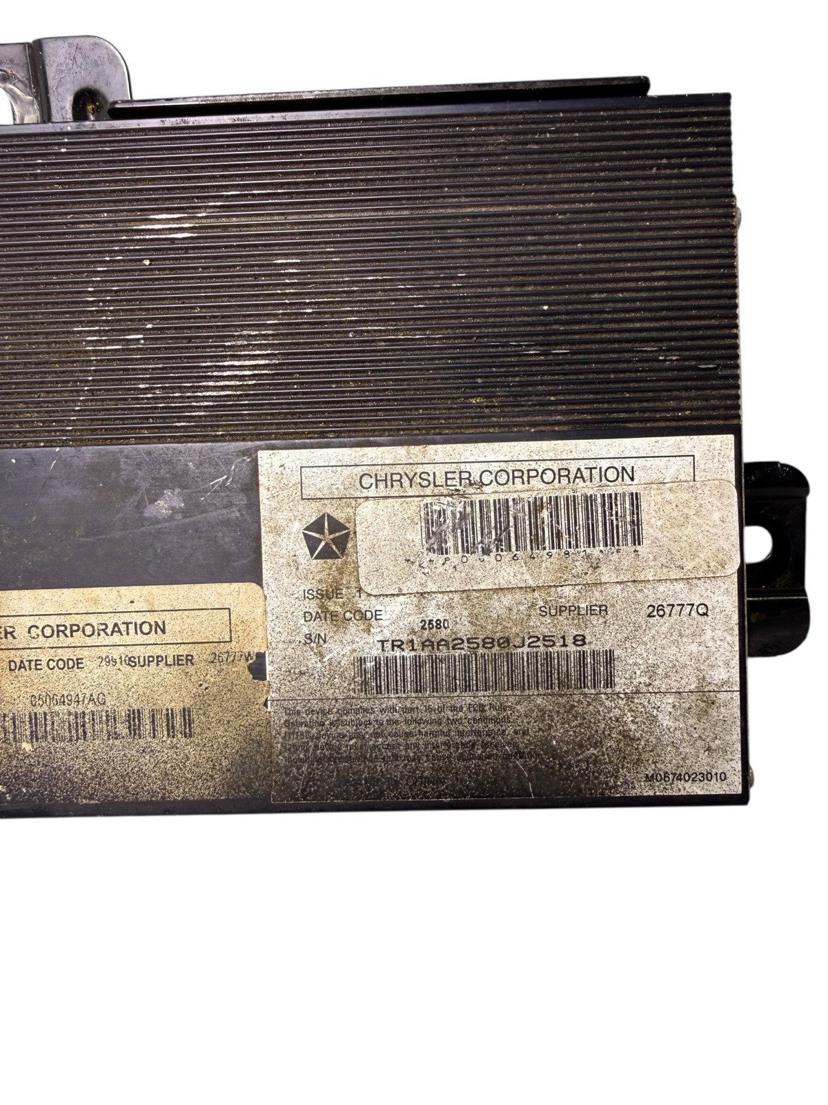 Amplifier Power Amp 05064947AG for 2016-2020 Dodge Journey — 05064947AG