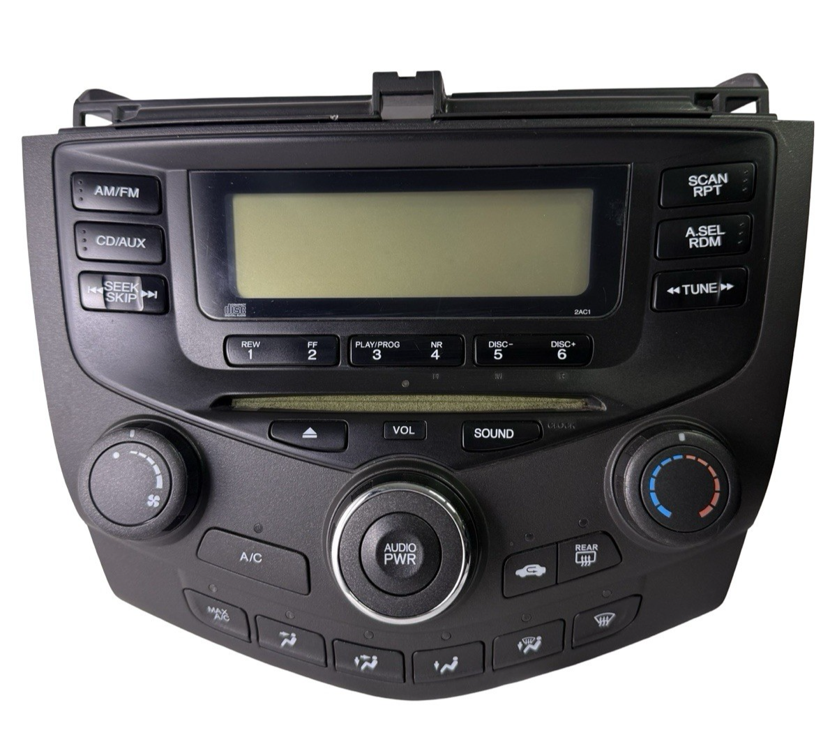 OEM 2003-2007 Honda Accord AM/FM Radio Single CD Player – 39050‑SDA‑A020‑M1 — Part# 39050SDA