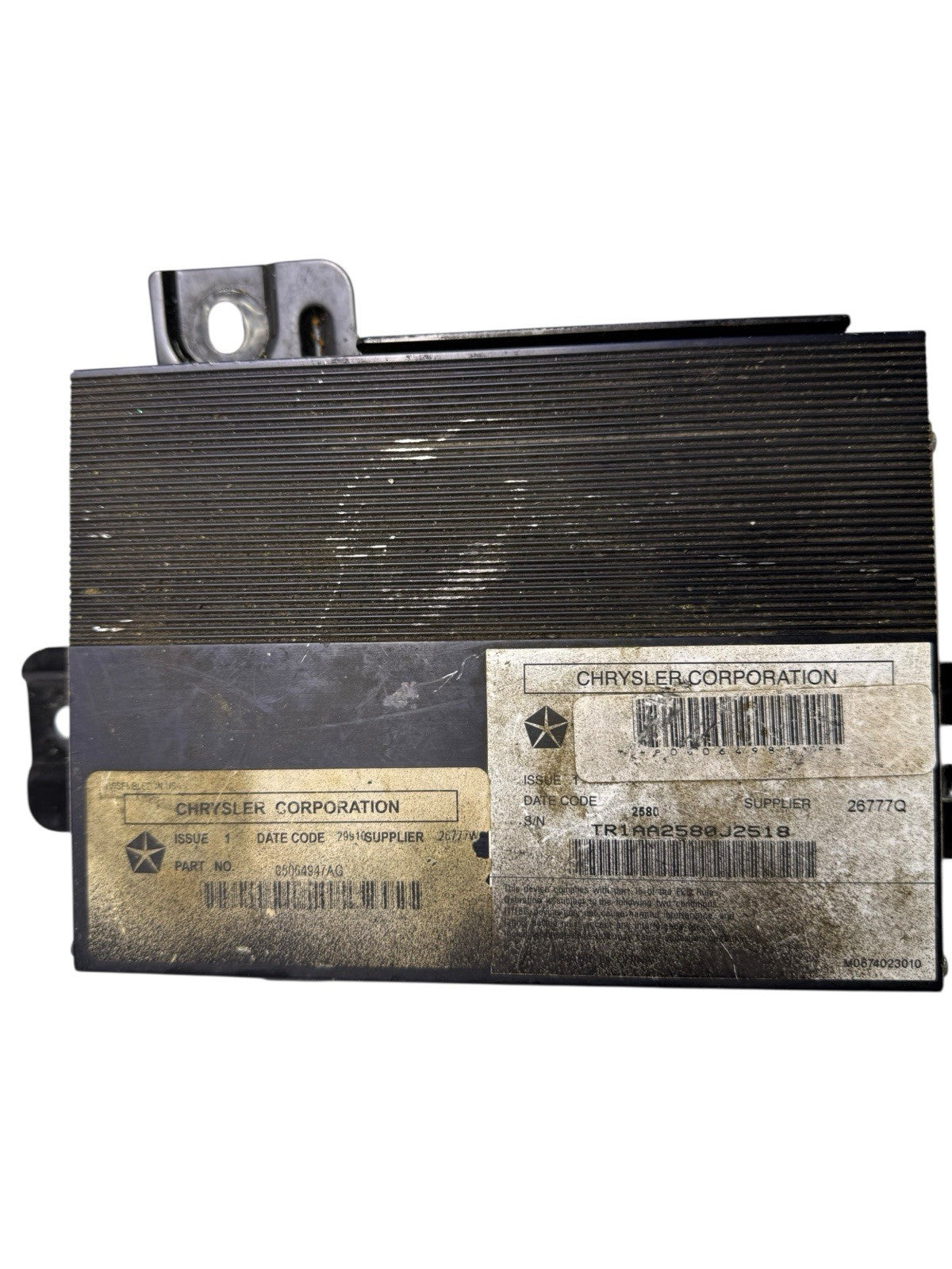 Amplifier Power Amp 05064947AG for 2016-2020 Dodge Journey — photo 4