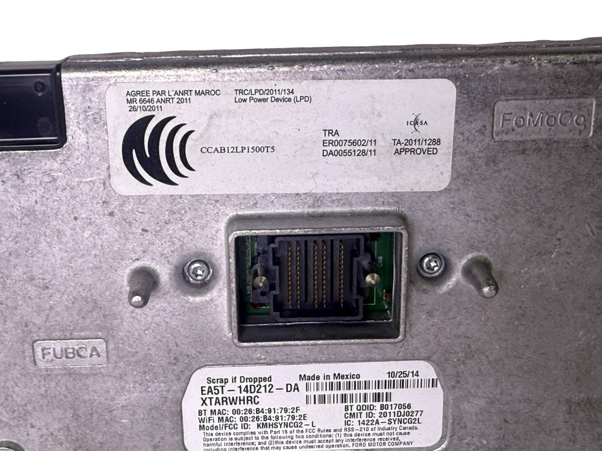 SYNC 2 APIM Module w/ Nav EA5T 14D212 DA + DS5T -14F239-BT EA5T14D212DA for 2013-2016 Ford Fusion — photo 5