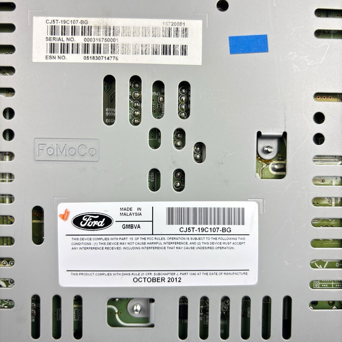 AM/FM CD Player CJ5T-19C107-BG/BE for 2013-2015 Ford Escape — photo 6