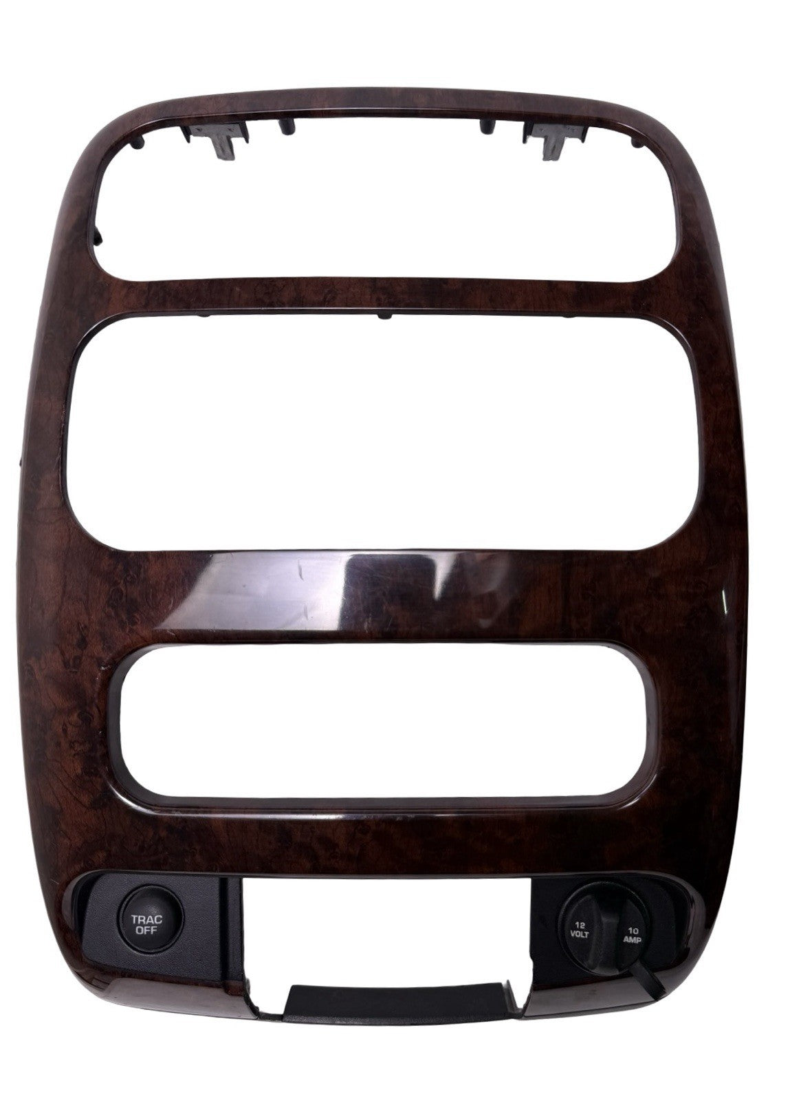 Concorde Center Dash Radio Climate Bezel Wood Grain for 2001-2004 Chrysler — 0ZB98YV9AA