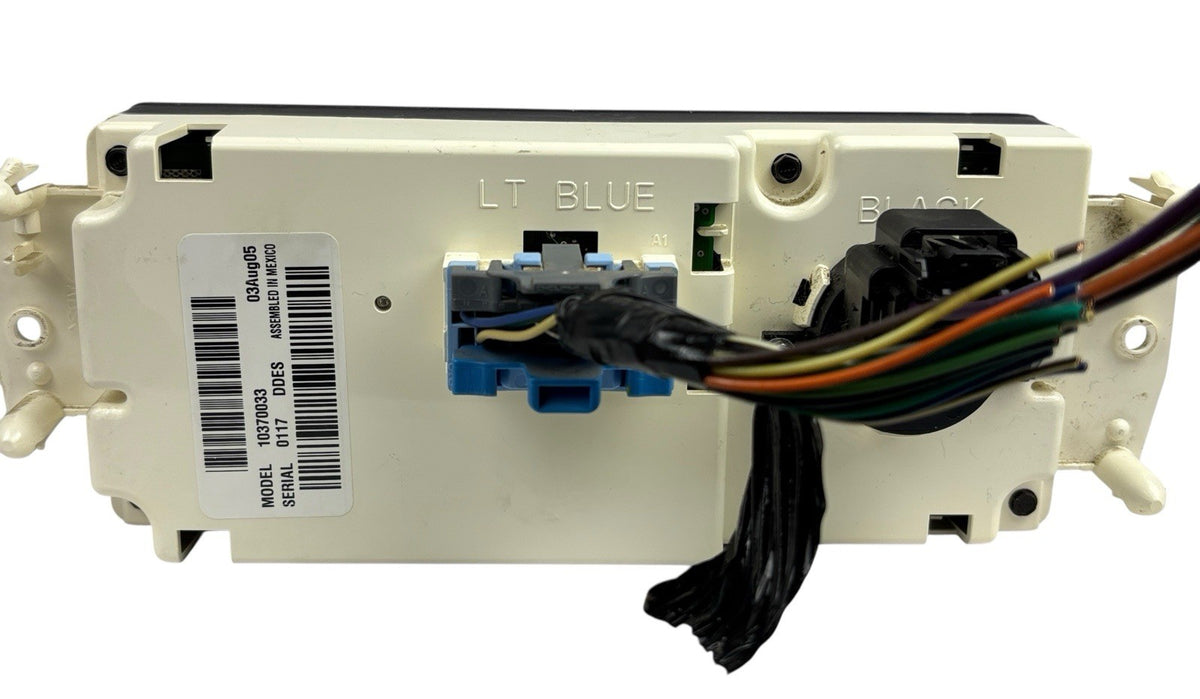 Sierra HVAC Climate Control 10370033 No Rear Defrost Module for 2003-2006 Chevrolet Silverado — photo 8