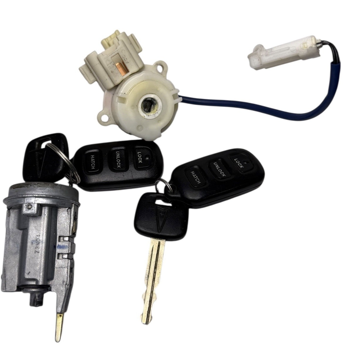 Vibe Ignition Lock Cylinder w/ Immobilizer Ring 2 Keys 2 F for 2003-2008 Pontiac — photo 6