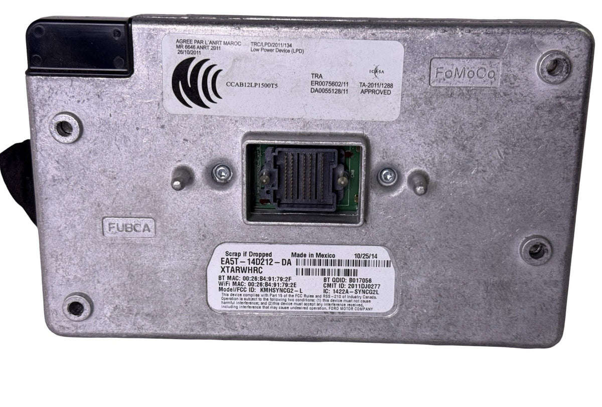 SYNC 2 APIM Module w/ Nav EA5T 14D212 DA + DS5T -14F239-BT EA5T14D212DA for 2013-2016 Ford Fusion — photo 7