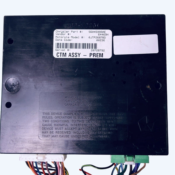 2000-2002 Dodge Ram 1500 2500 3500 CTM Central Timer Module 56045999 OEM