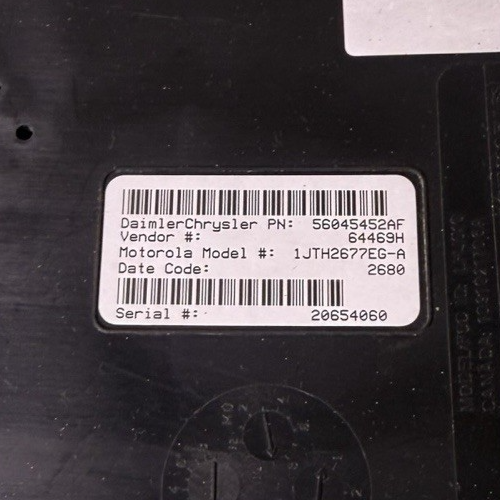 Dakota CTM Central Timer Module P56045452AF for 2001-2003 Dodge Durango — photo 3