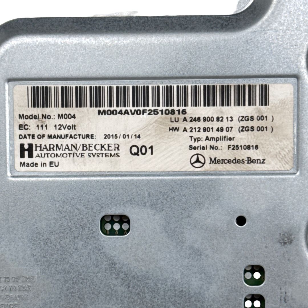 2014-2015 Mercedes-Benz CLA250 Harman Becker Audio Sound Amplifier OEM A2469008213 - Photo 11