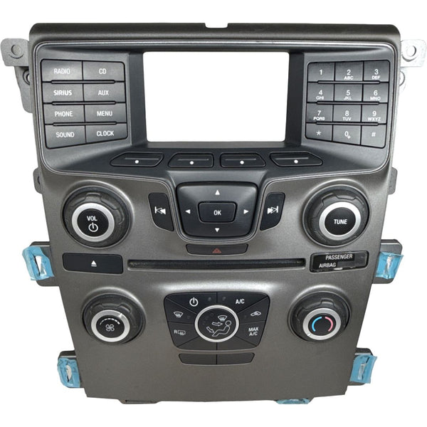 2014 Ford Edge Dash-Mounted Audio & Climate Control Panel ET4T-18A802-AA OEM