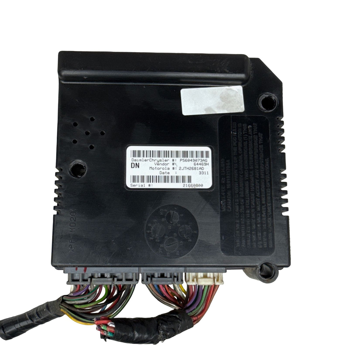 2001-2003 Dodge Durango Central Timing Module CTM OEM P56049073AG - Photo 6