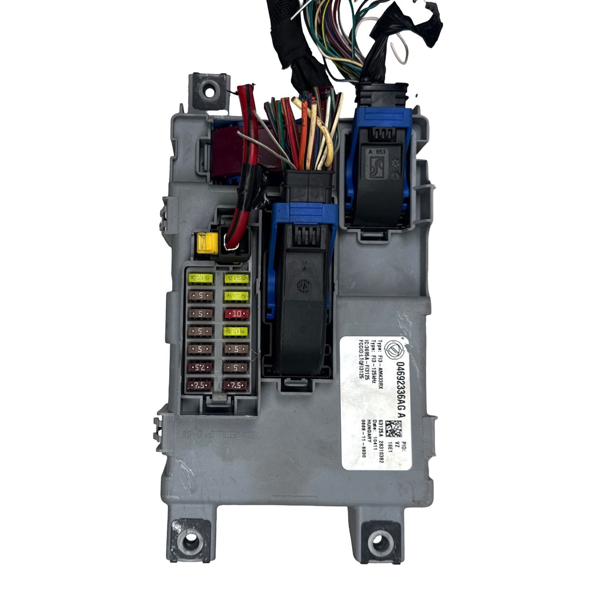 2012-2017 Fiat 500 Body Control Module BCM Fuse Box OEM 04692336AG A - Photo 3