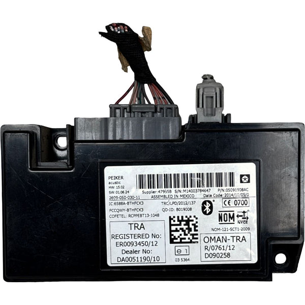 2013-2016 Dodge Dart Communication Telematics Interface Module 05091908AC OEM