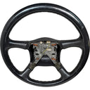 1999-2002 Chevy Silverado 1500 Blazer Black Leather Steering Wheel 16759151 OEM