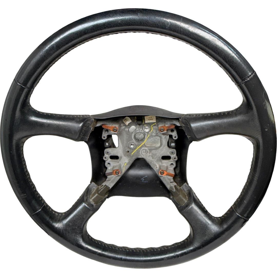 1999-2002 Chevrolet Silverado 1500 Black Leather Steering Wheel OEM 16759151 - Photo 12