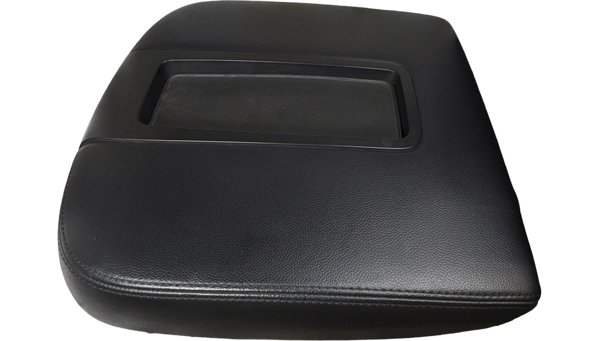2007-2014 Cadillac Escalade Ebony Leather Center Console Armrest Lid OEM 19328709 - Photo 4