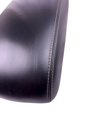 OEM 11–21 Grand Cherokee / Durango Black Leather w/ White Stitching Console Lid