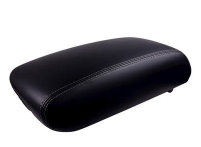 OEM 11–21 Grand Cherokee / Durango Black Leather w/ White Stitching Console Lid