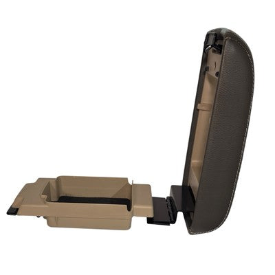 OEM 2006–12 Ford Fusion & Mercury Milan Brown Leather Console Armrest Lid