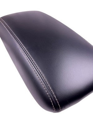 OEM 11–21 Grand Cherokee / Durango Black Leather w/ White Stitching Console Lid