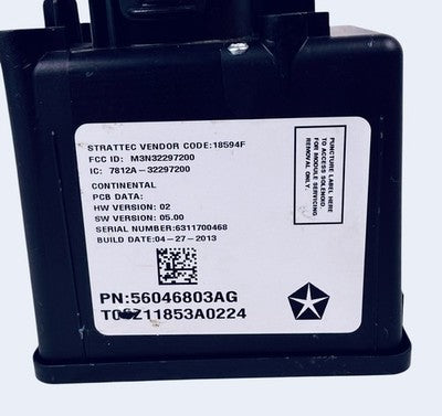 OEM 13-16 Dodge Dart Wireless Ignition Node 56046803AG