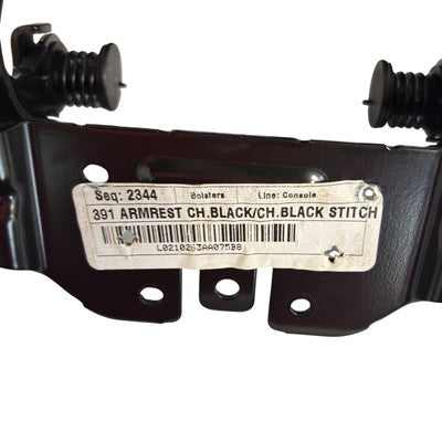 ✅ OEM 13–16 Ford Fusion Armrest Lid  Black Leather Center Console Cover w/ Hinge