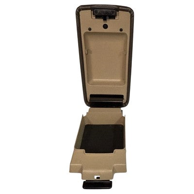 OEM 2006–12 Ford Fusion & Mercury Milan Brown Leather Console Armrest Lid