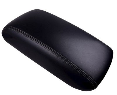 OEM 11–21 Grand Cherokee / Durango Black Leather w/ White Stitching Console Lid