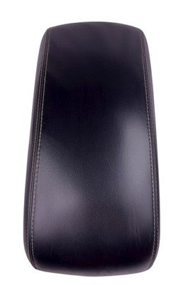 OEM 11–21 Grand Cherokee / Durango Black Leather w/ White Stitching Console Lid