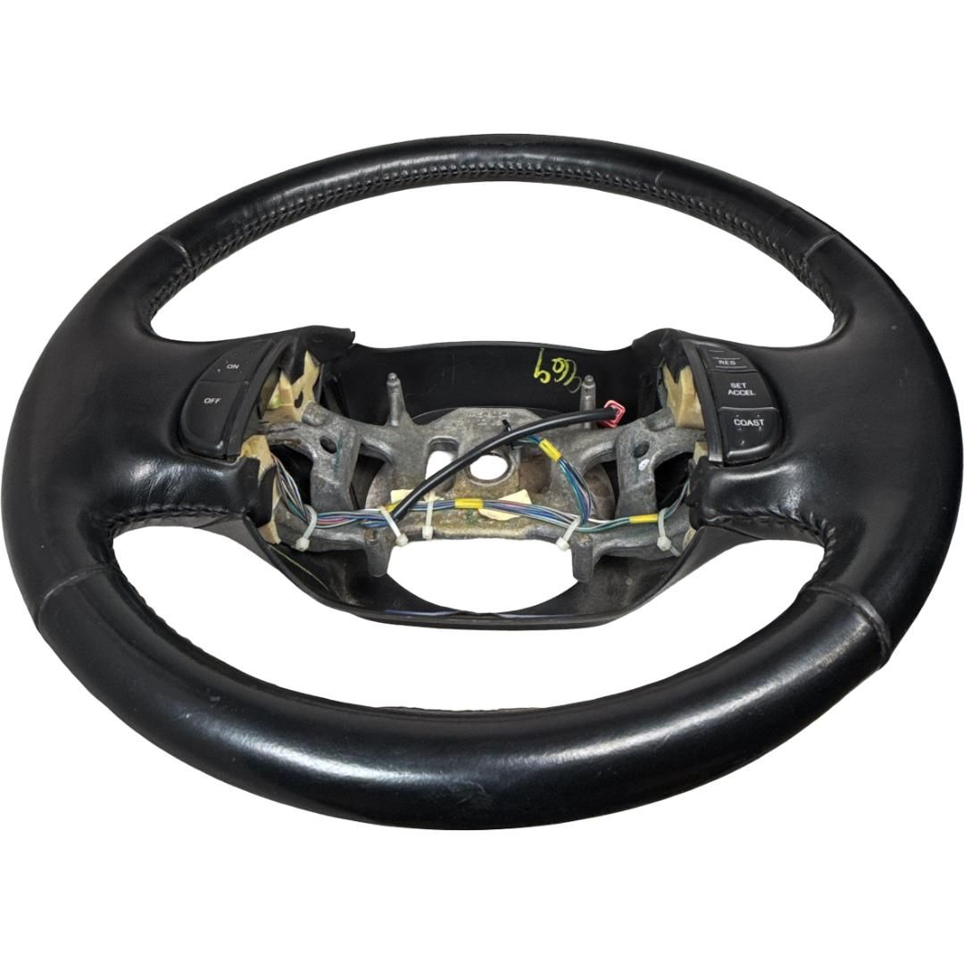 1997-2003 Ford F-150 Black Leather Steering Wheel w Cruise OEM 2L34-3F563-BAW - Photo 12