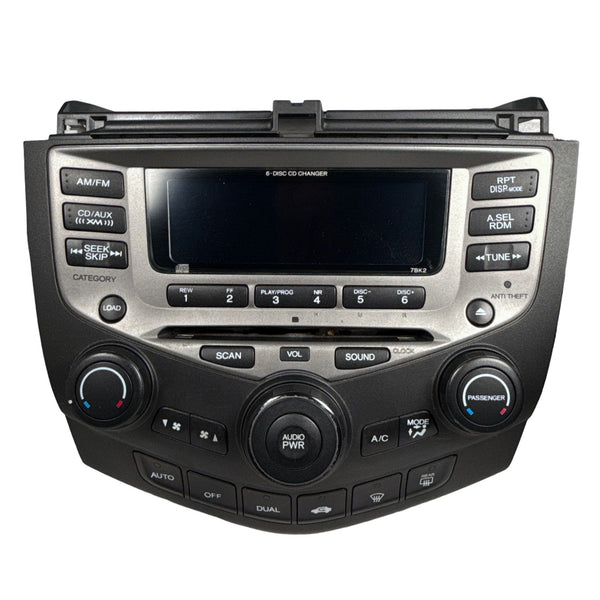 2003–2007 Honda Accord AM FM Radio Receiver CD Player 39175-SDA-L120-M2 OEM