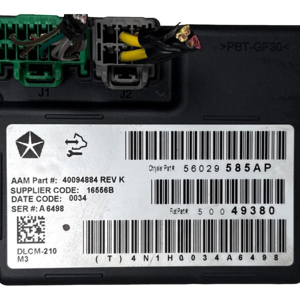2014 Jeep Cherokee Transfer Case Control Module TCCM DTCM 56029585AP OEM