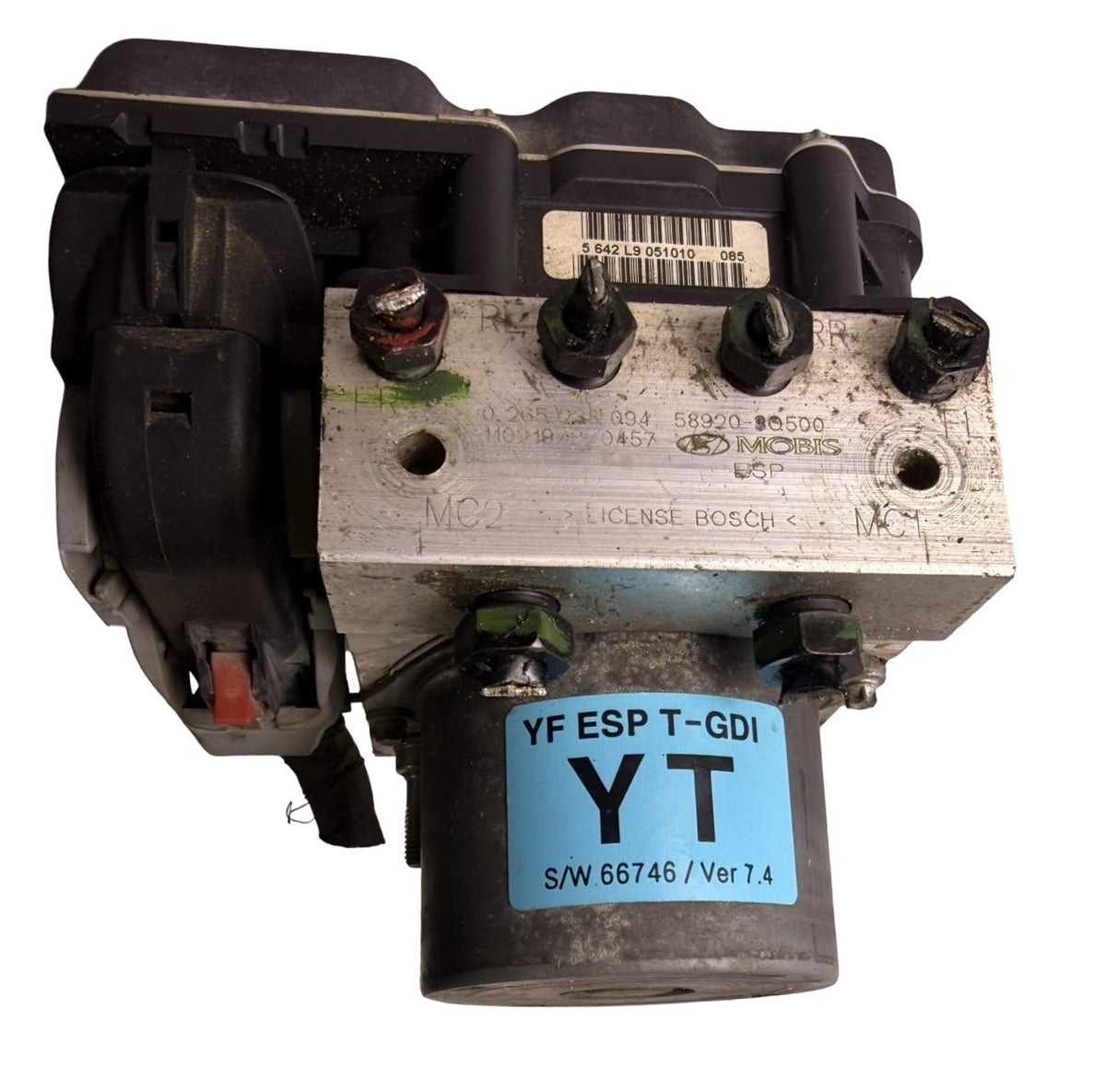 OEM 2011-2013 Hyundai Sonata ABS Pump Control Module – YF ESP T‑GDI – S/W 66746 7.4 — Part# 589203S400-GDI