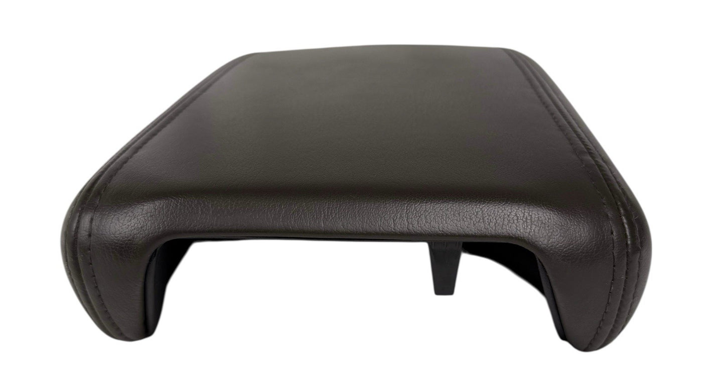 OEM 07-17 Acadia Traverse Enclave Brown Leather Console Lid