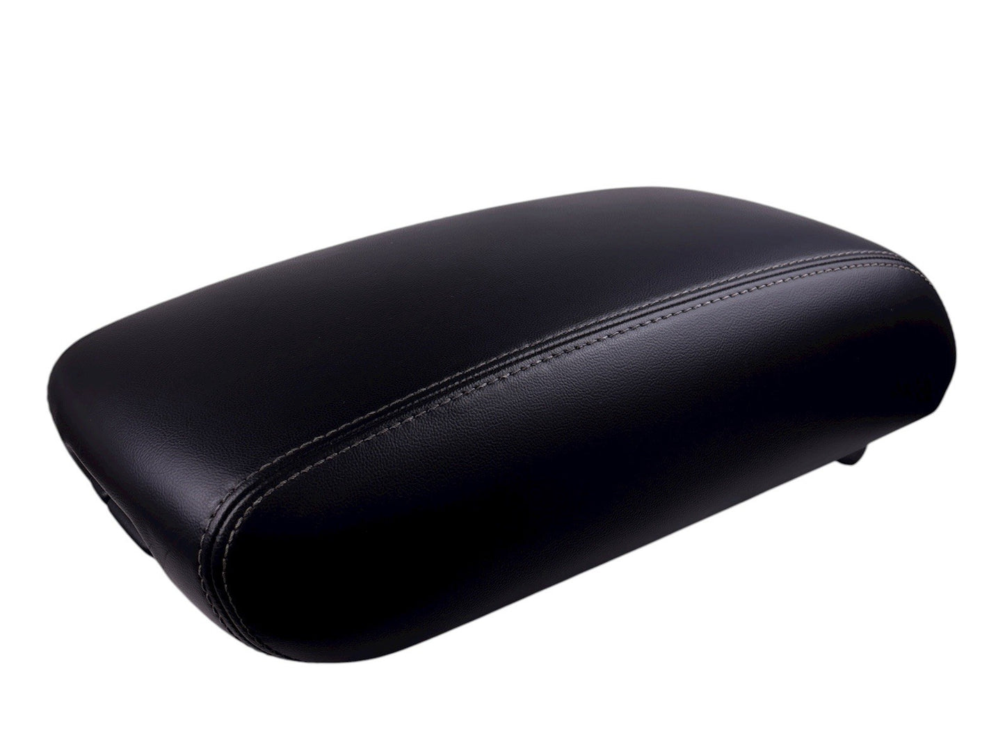 OEM 11–21 Grand Cherokee / Durango Black Leather w/ White Stitching Console Lid