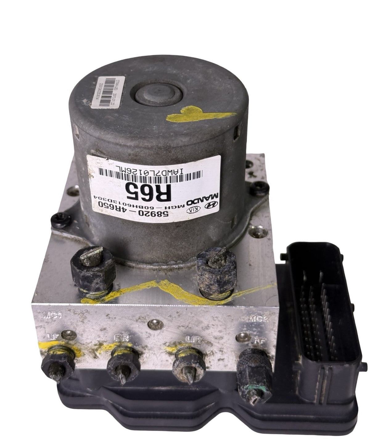 Hybrid ABS / ESC Pump Assembly –58920‑4R650 – Mando for 2013-2015 Hyundai Sonata — 589204R650-MANDO