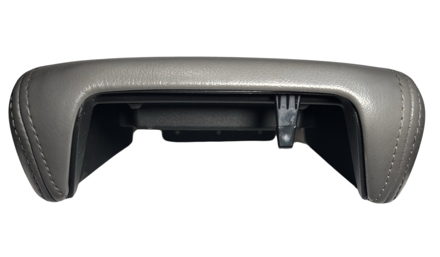 07-17 Acadia Traverse Enclave Console Lid Armrest Gray Leather OEM Hinge Latch