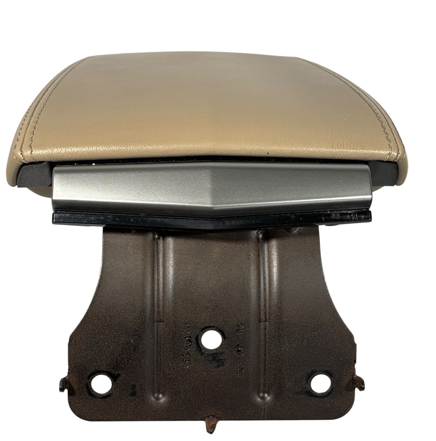 ✅ OEM 2008–2013 Cadillac CTS Center Console Lid Armrest – Tan w/ Storage Box