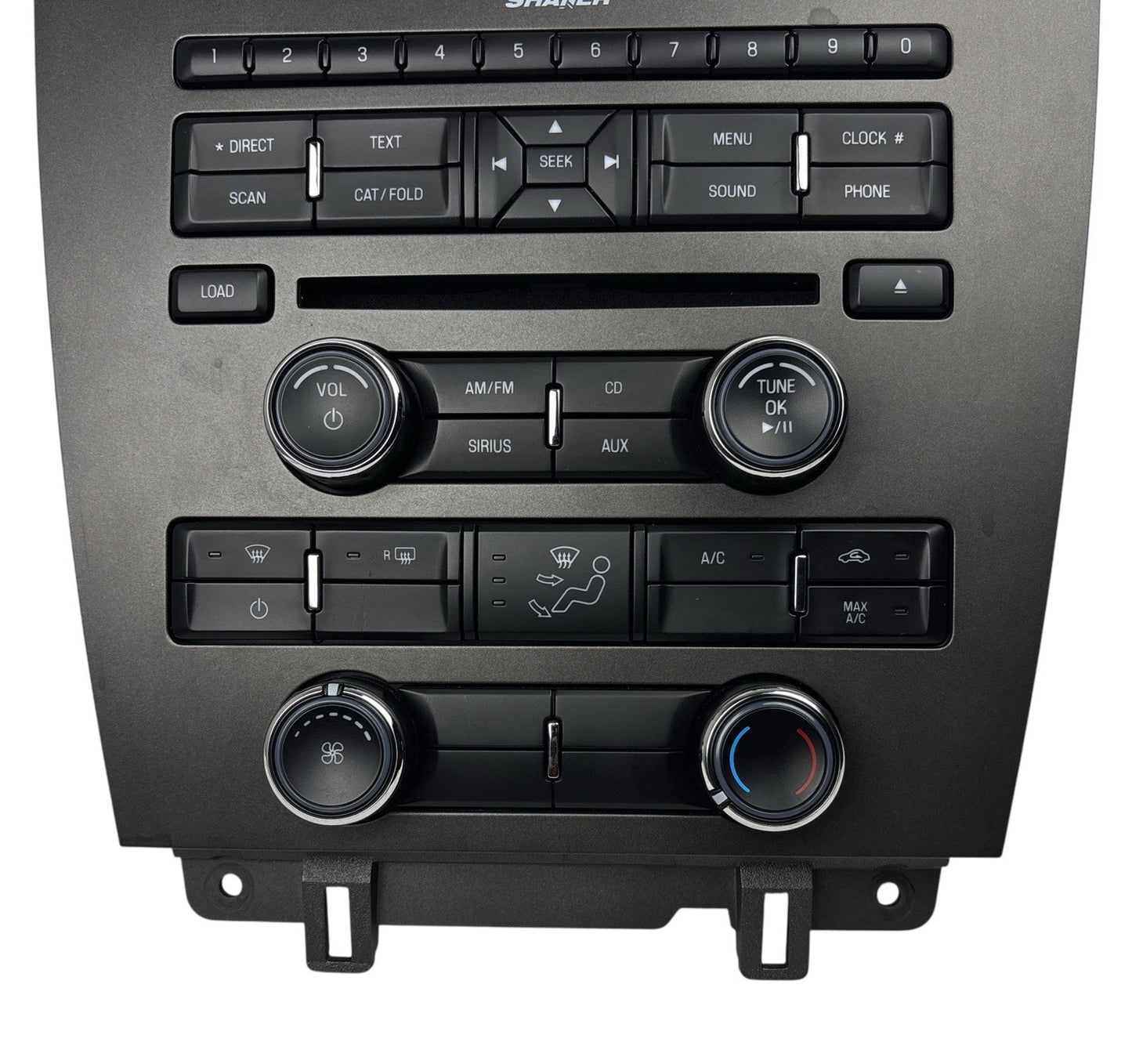 11–14 Mustang Radio Climate Control Faceplate CR3T-18A802-JA OEM No Heated Seats