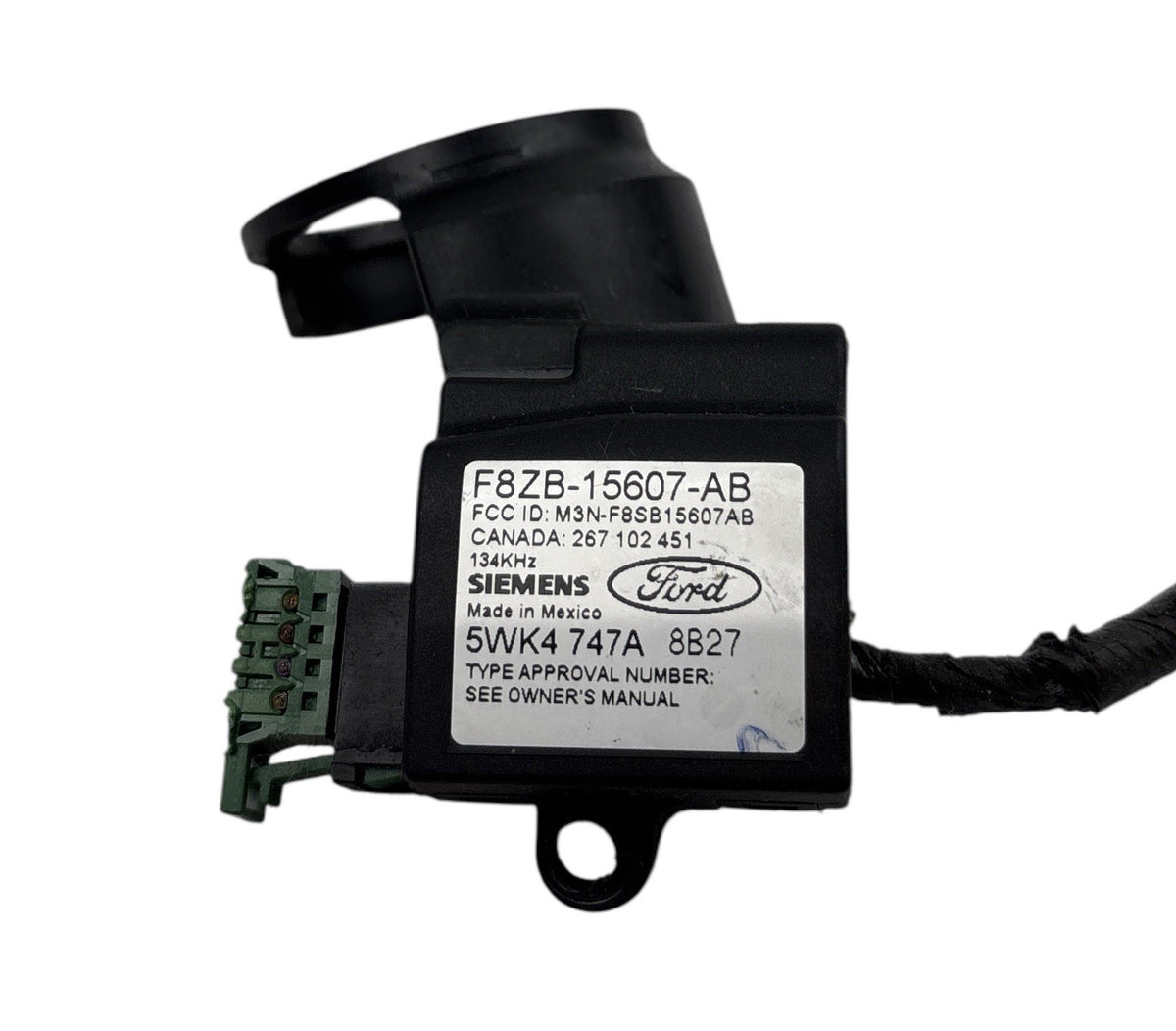 OEM 1997-1998 Ford Mustang PATS Anti-Theft Transceiver Ring F8ZB-15607-AB — Part# F8ZB15607AB