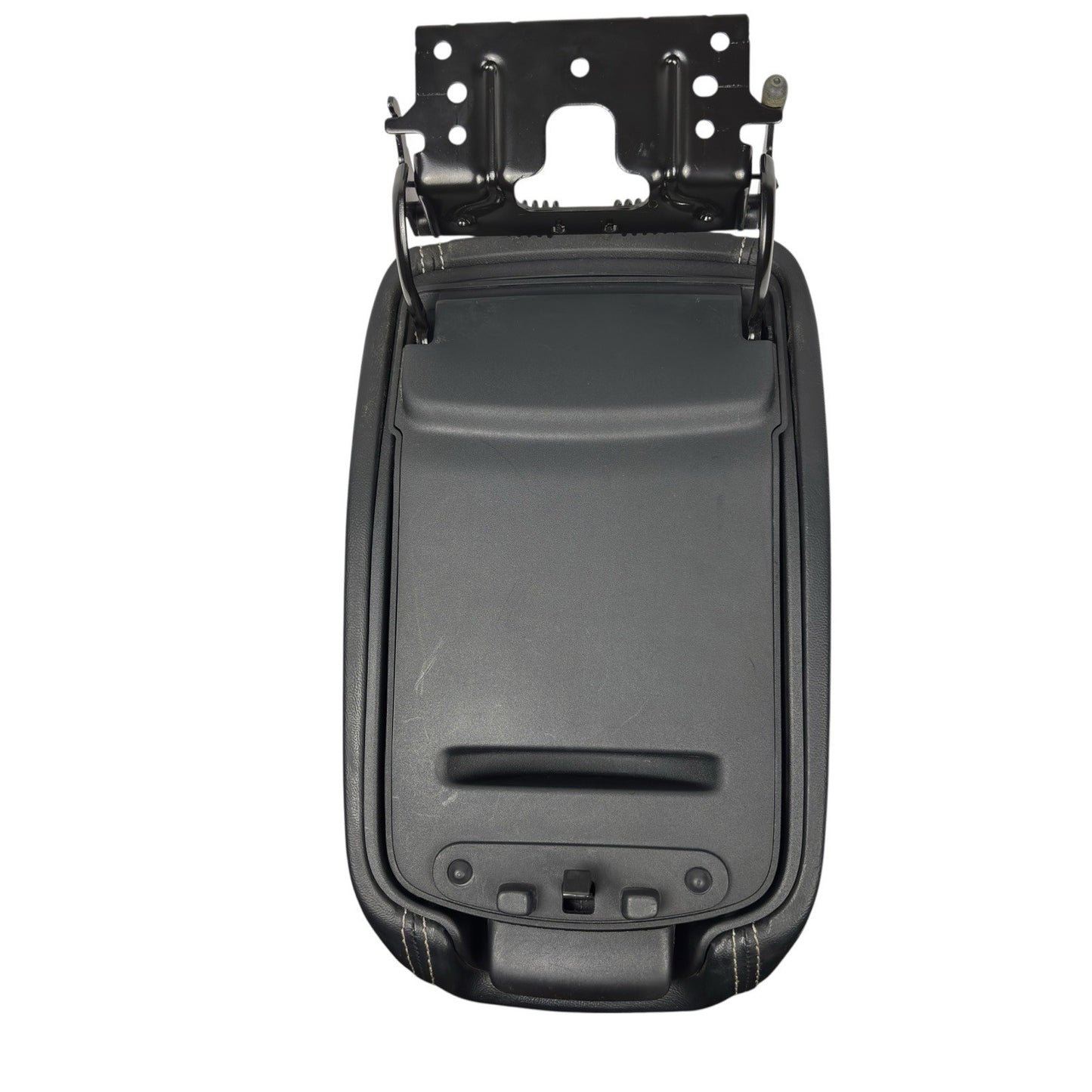 OEM 13-16 Dodge Dart Black Leather Sliding Armrest Cover Console Lid