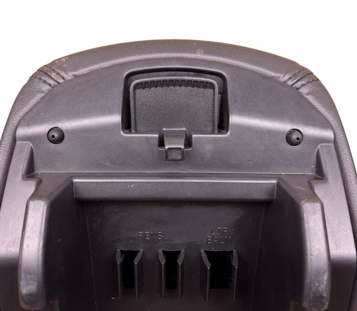 OEM 2011-2015 Ford Explorer Black Leather Console Armrest Lid